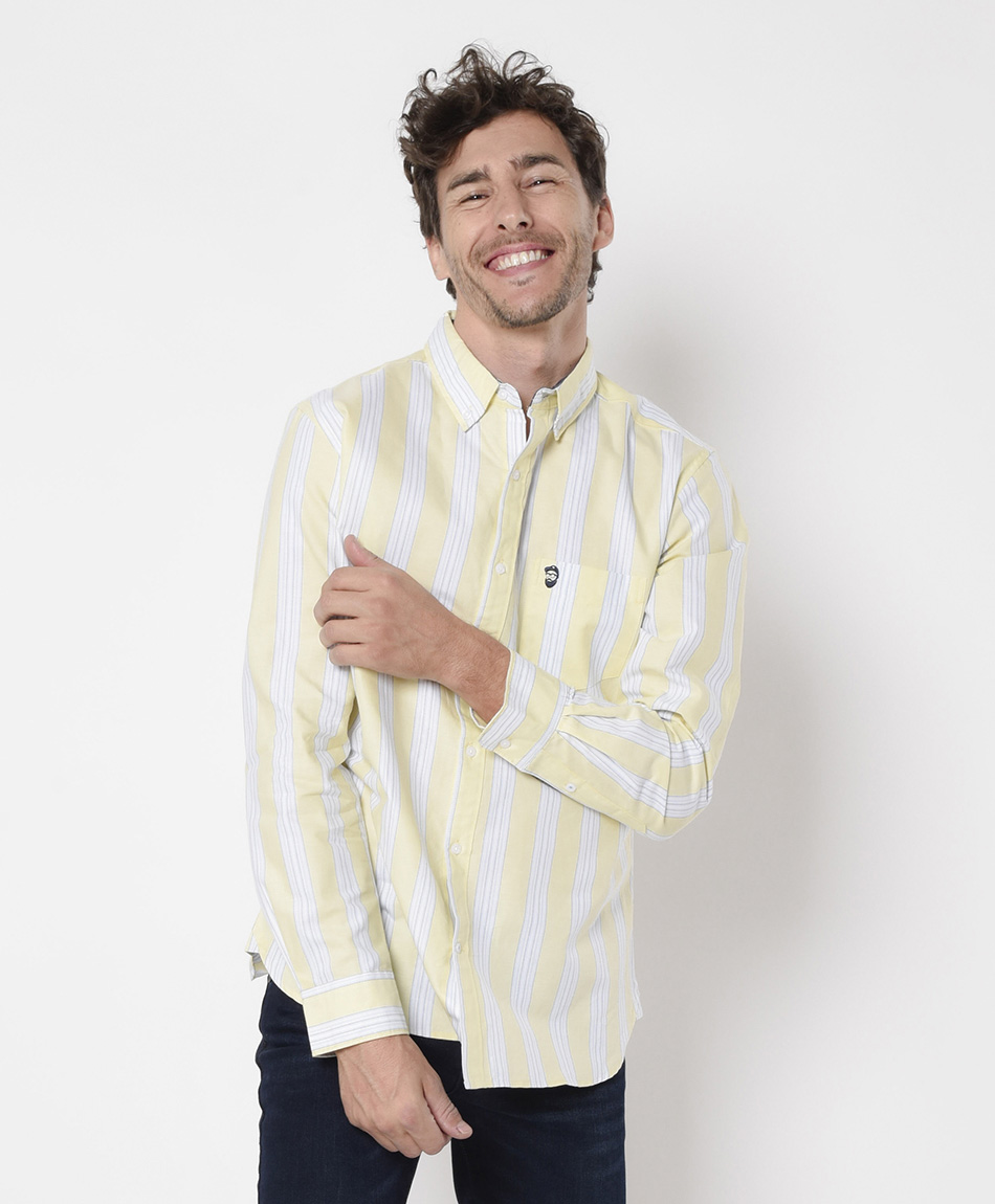 Camisa hombre cuadros - TRICOT